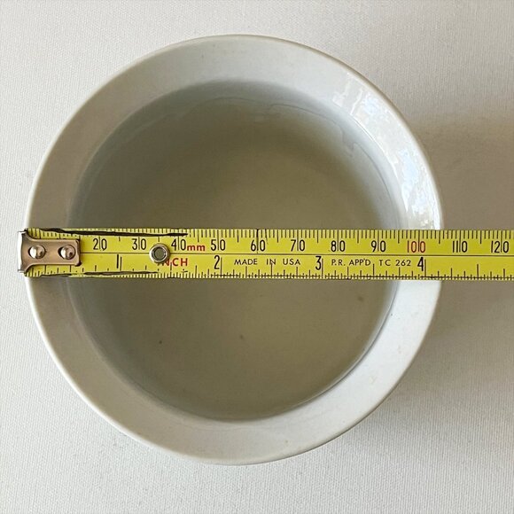 Vintage Art Pottery Green Bamboo Handpainted Ceramic Small Planter Pot - Picture 4 of 5